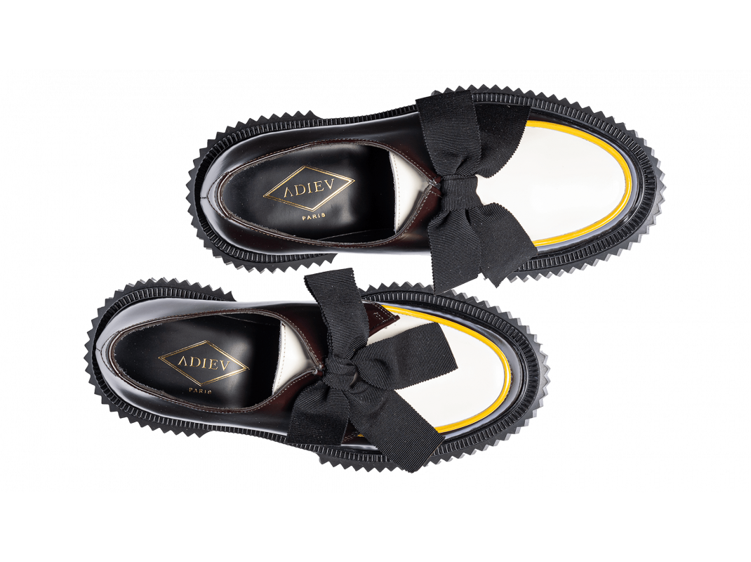 Adieu Paris Type 205 Femme - Bordeaux Ivoire Et Jaune