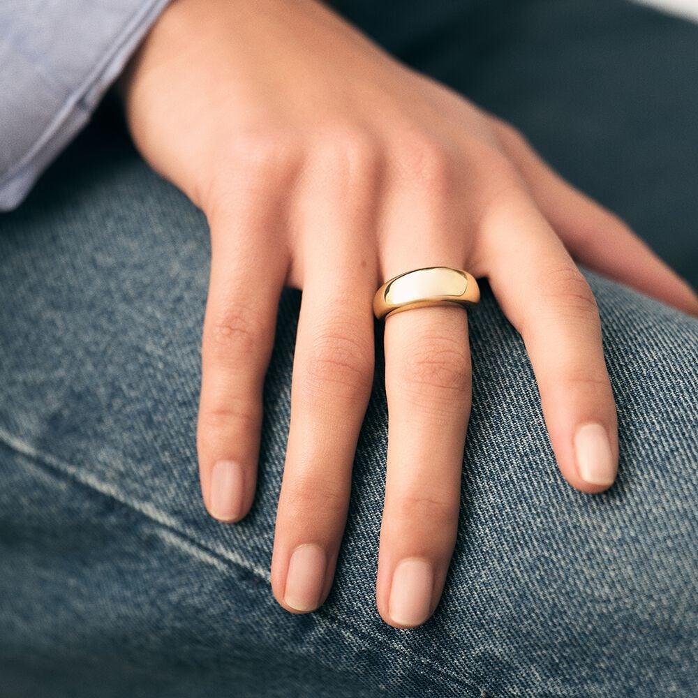 Agatha Bague Large ALEXINE - Doré 02290068-157-52