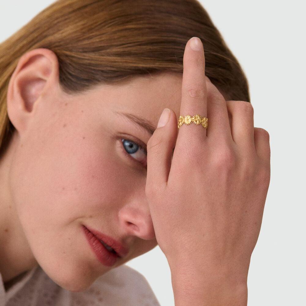 Agatha Bague Large BLOSSOM - Doré 02280056-157-50