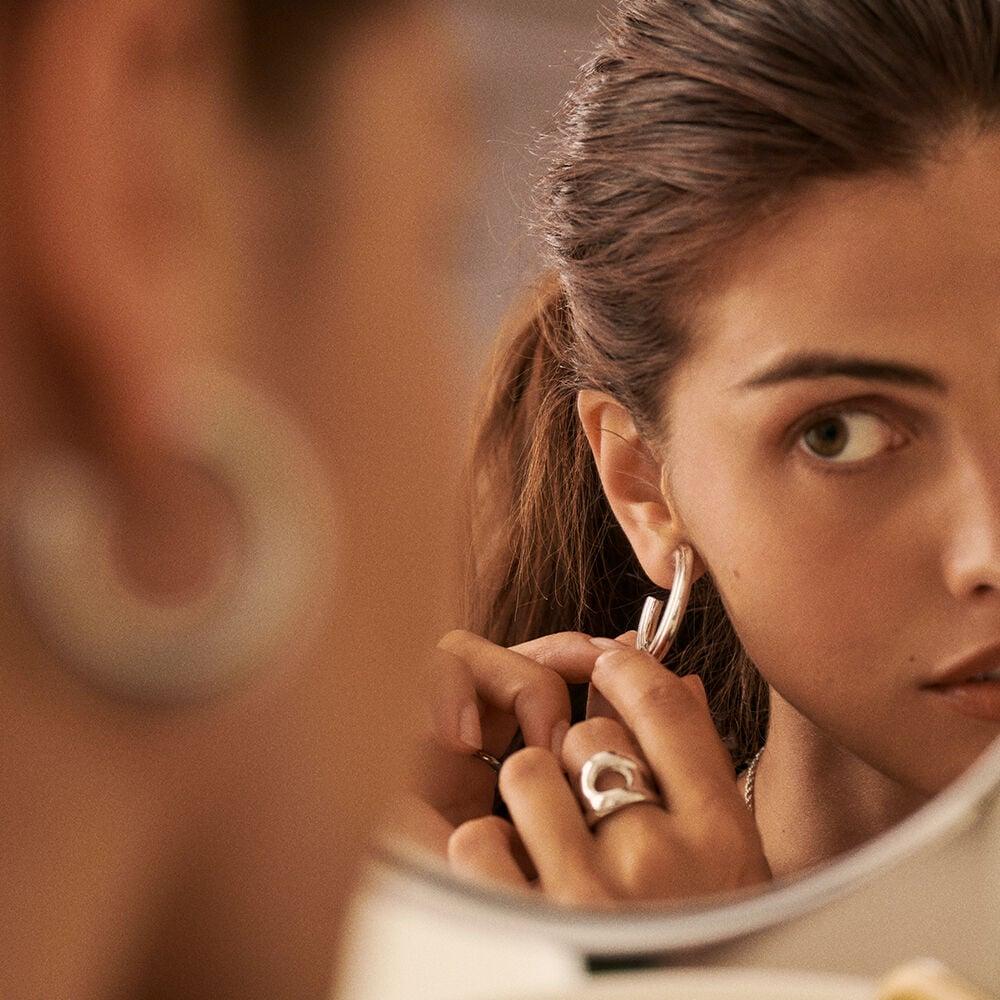 Agatha Bague Large CURVE - Argenté 02220351-050-50