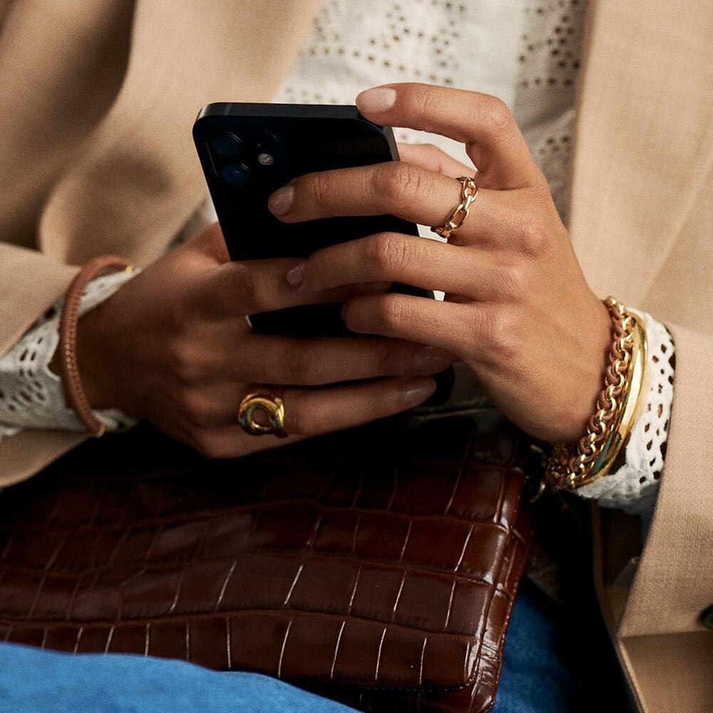 Agatha Bague Large CURVE - Doré 02240258-157-58