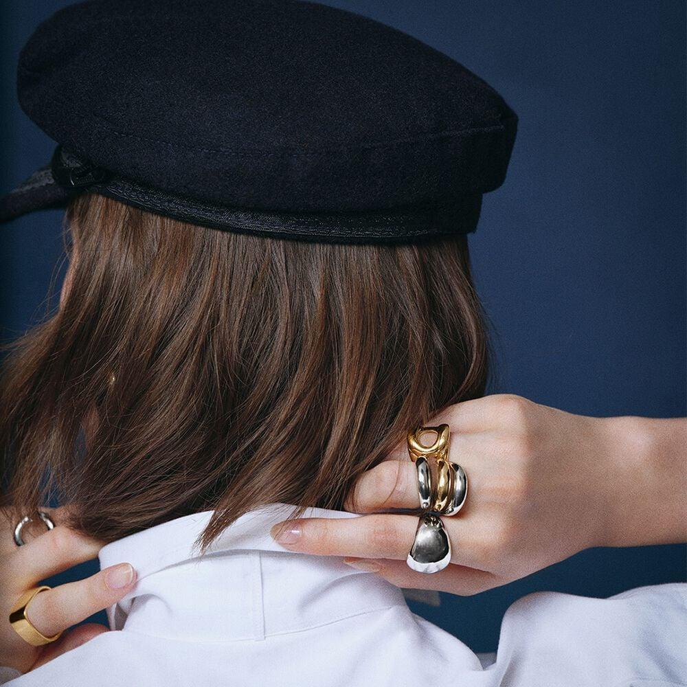 Agatha Bague Large DANAE - Argenté 02250154-064-52