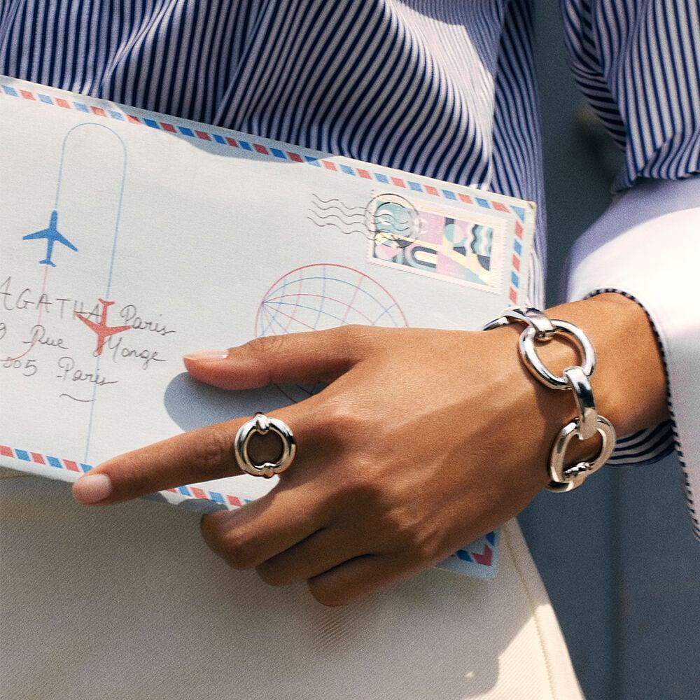 Agatha Bague Large INES - Argenté 02220312-050-50