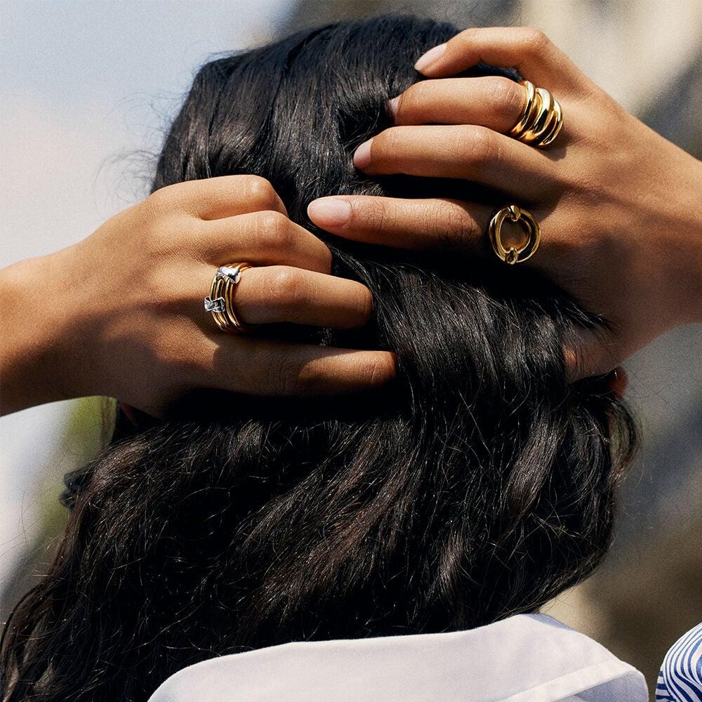 Agatha Bague Large INES - Doré 02290044-157-52