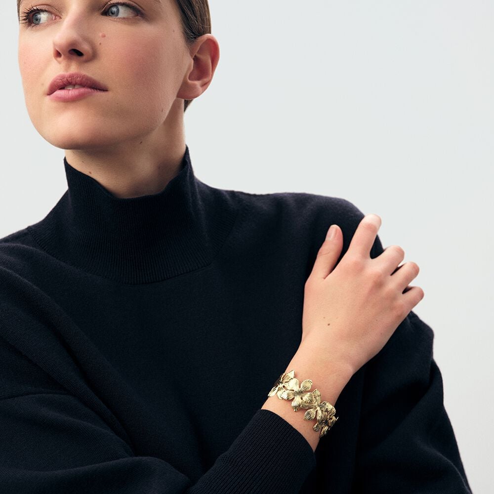 Agatha Manchette BLOOM - Doré 02480097-157-TU