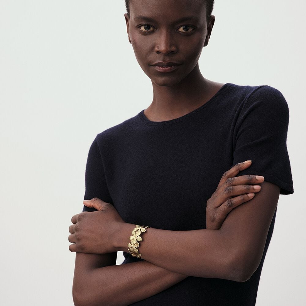 Agatha Manchette BLOOM - Doré 02480097-157-TU