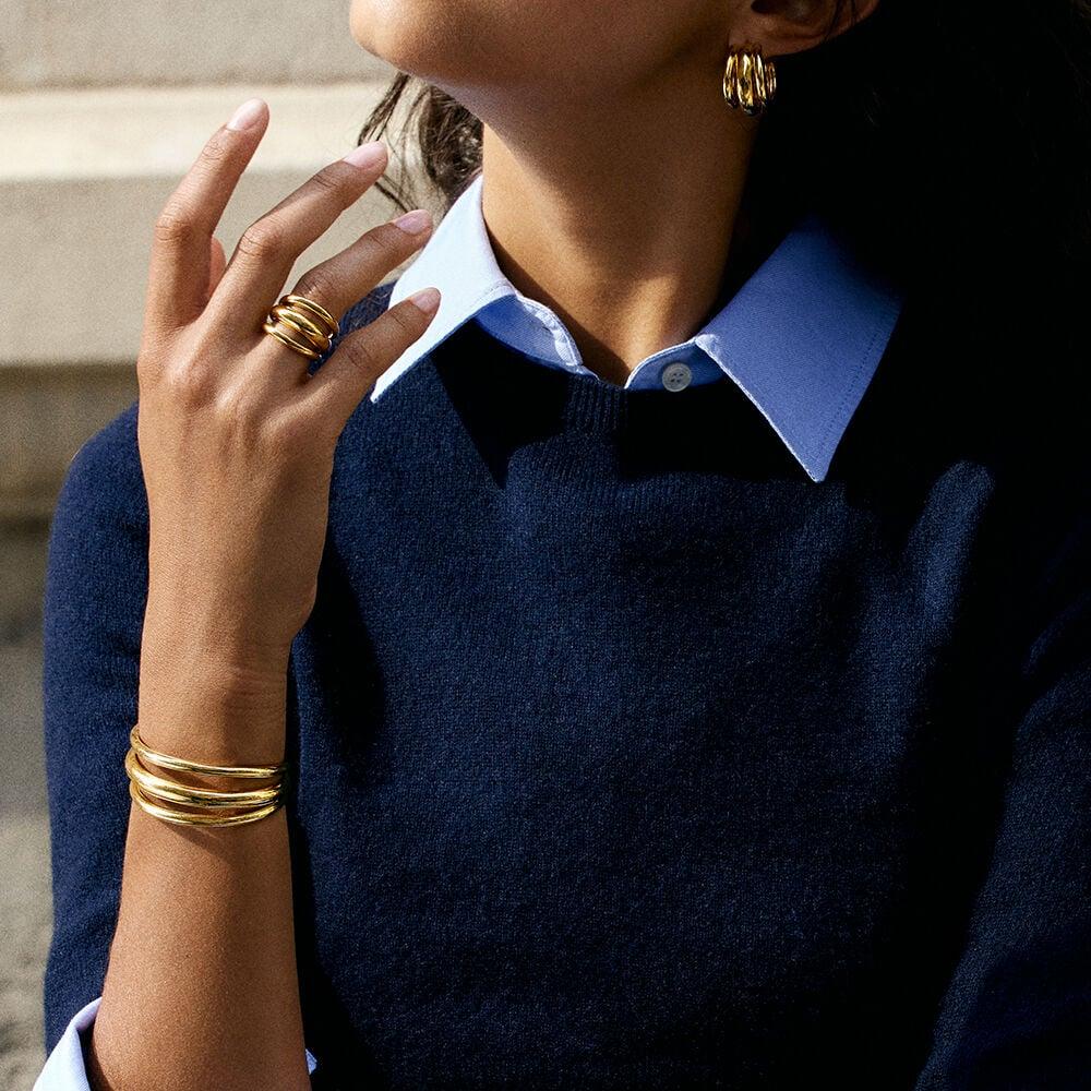 Agatha Manchette TRIJONC - Doré 02490101-157-TU