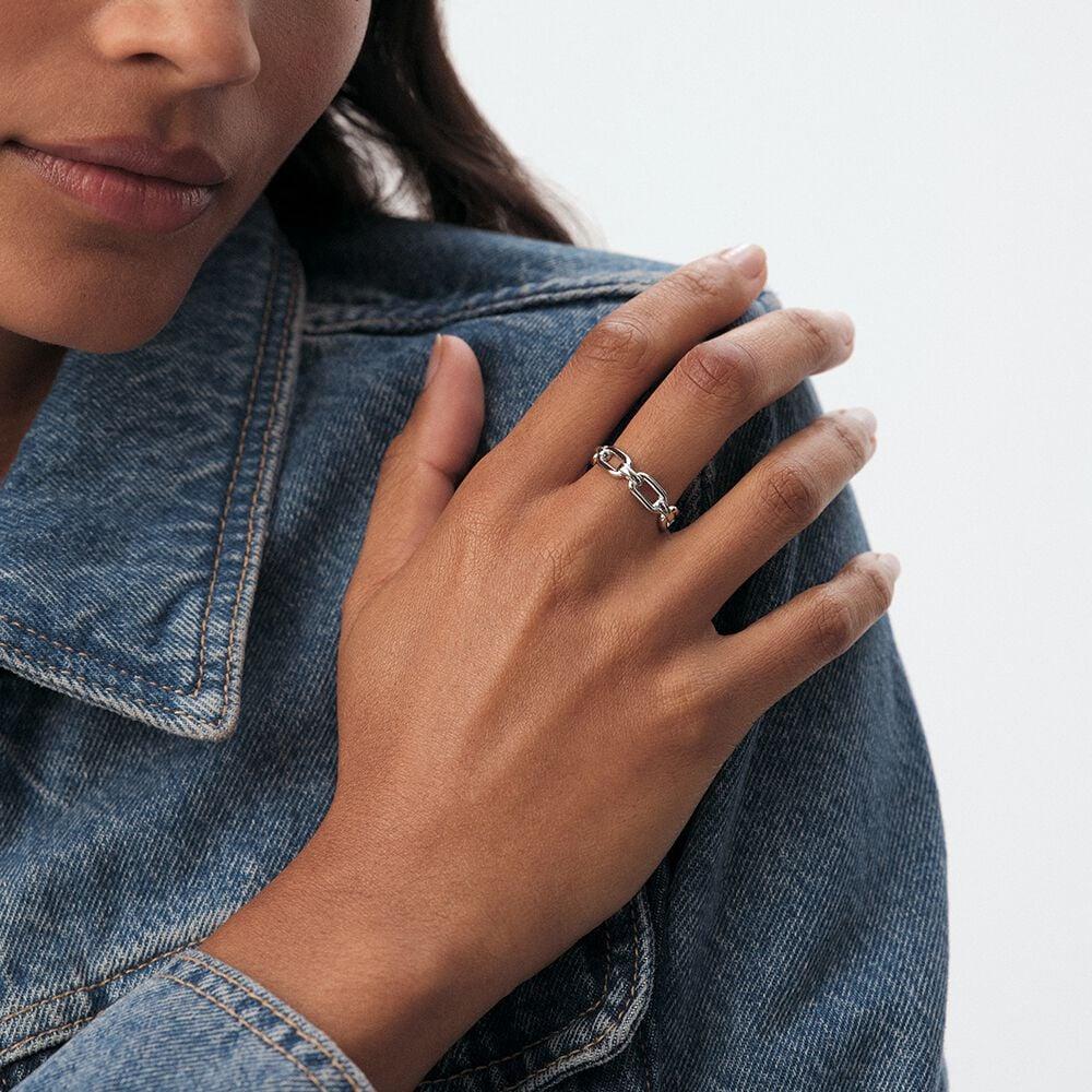 Agatha Bague Ajustable CHAIN - Argenté 02220470-050-GM