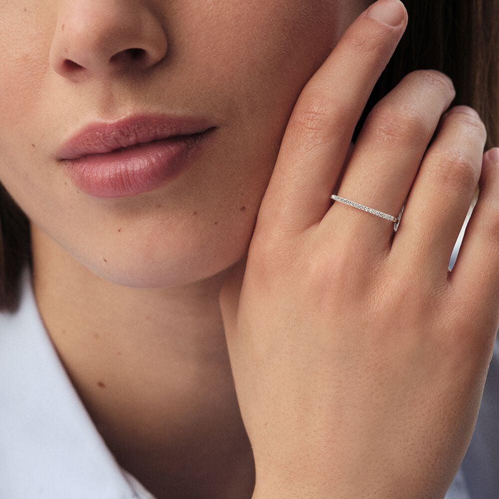 Agatha Bague Fine BARSHINE - Cristal / Argenté 02220514-136-50