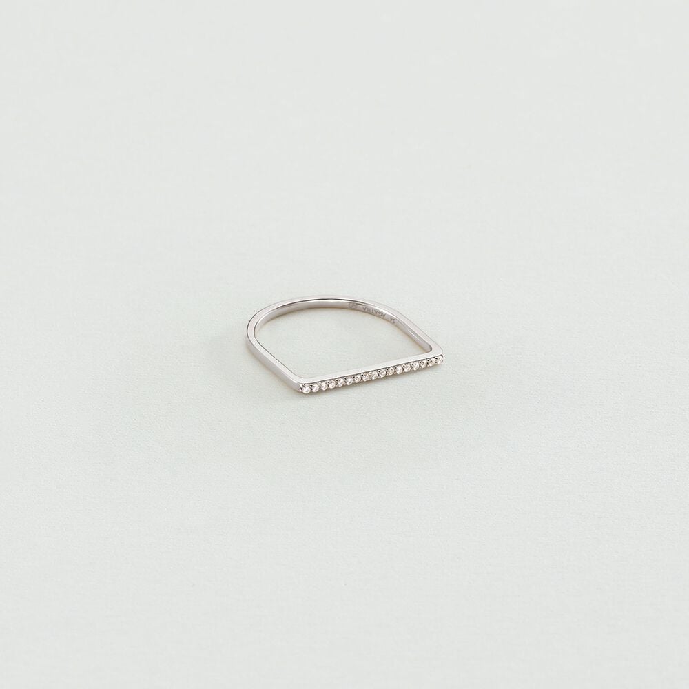 Agatha Bague fine BARSHINE - Cristal / Argenté 02220514-136-50