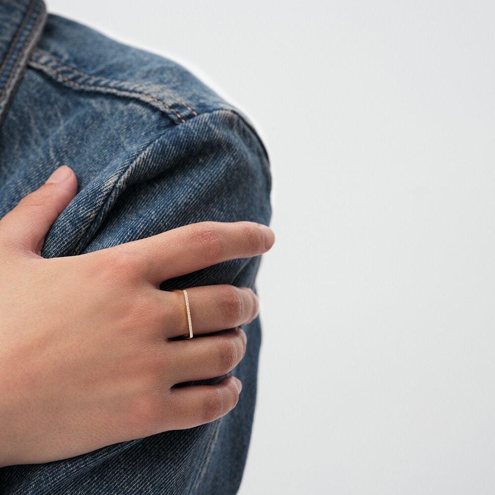 Agatha Bague Fine BARSHINE - Cristal / Doré 02290052-137-50