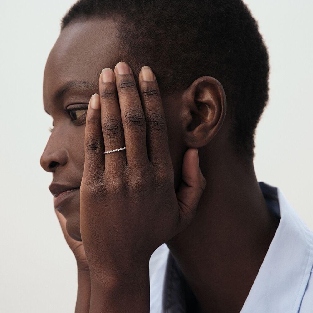 Agatha Bague Fine BELOVED - Cristal / Argenté 02220490-136-50