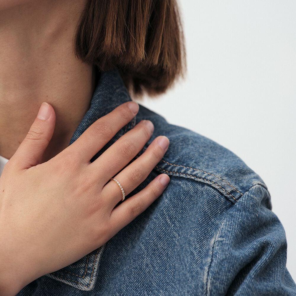 Agatha Bague Fine BELOVED - Cristal / Doré 02240466-137-50