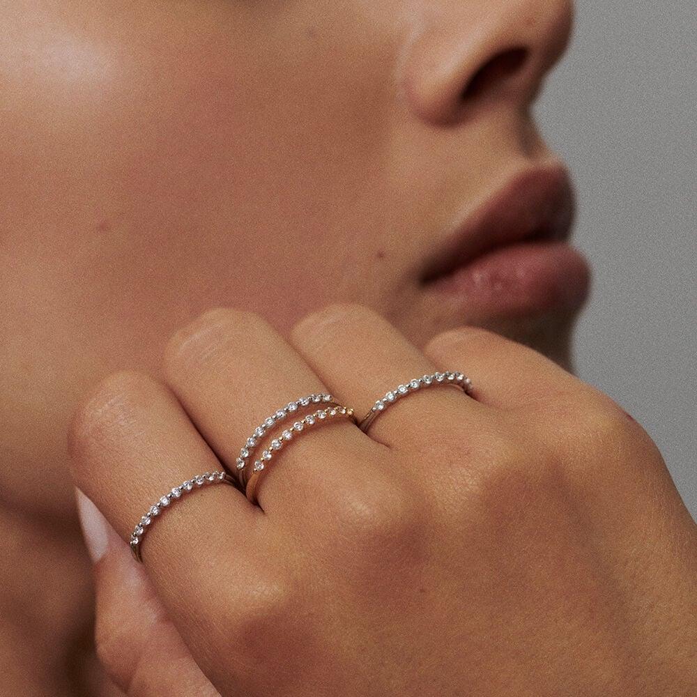 Agatha Bague Fine BELOVED - Cristal / Doré 02240466-137-50