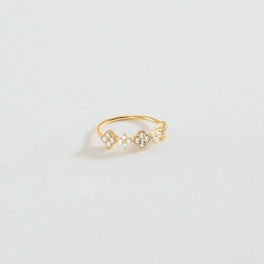 Agatha Bague fine BELOVED - Cristal / Doré 02290045-137-52