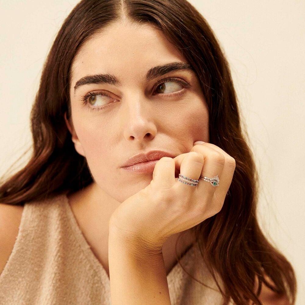 Agatha Bague Fine BELOVED - Multicolore / Argenté 02220490-255-50