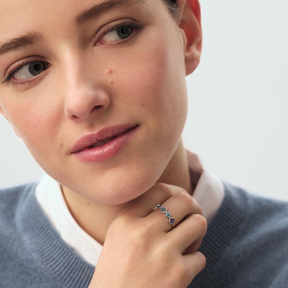 Agatha Bague Fine BELOVED - Multicolore / Argenté 02220510-255-52