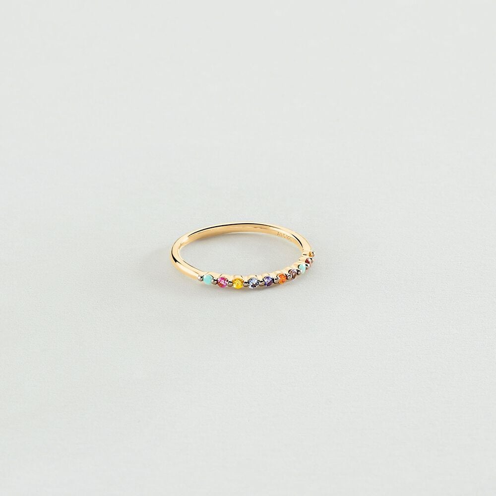 Agatha Bague fine BELOVED - Multicolore / Doré 02240466-256-50