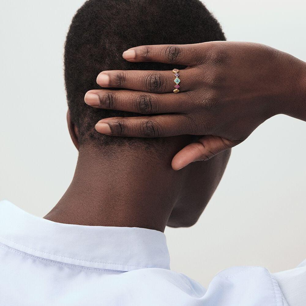 Agatha Bague Fine BELOVED - Multicolore / Doré 02290045-256-52