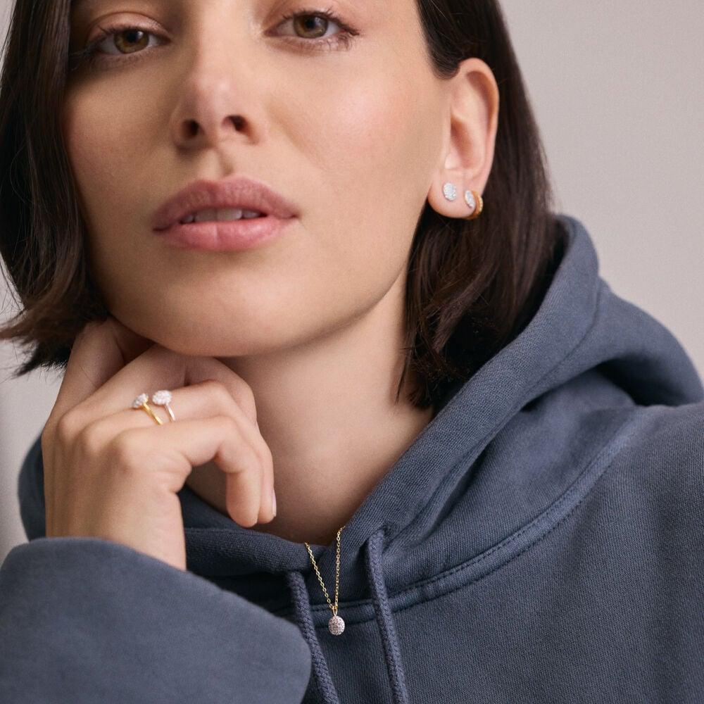 Agatha Bague Fine CRYSTAL - Cristal / Doré 02290064-137-50