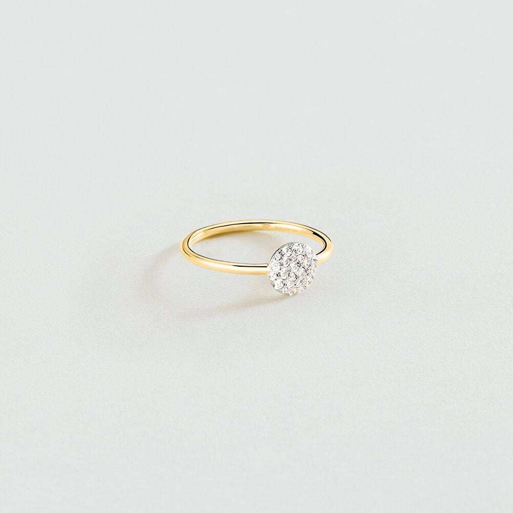 Agatha Bague fine CRYSTAL - Cristal / Doré 02290064-137-50