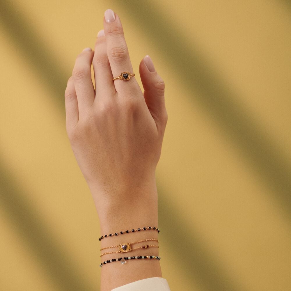 Agatha Bague Fine DIAMONDS - Doré / Gun 02290049-357-56