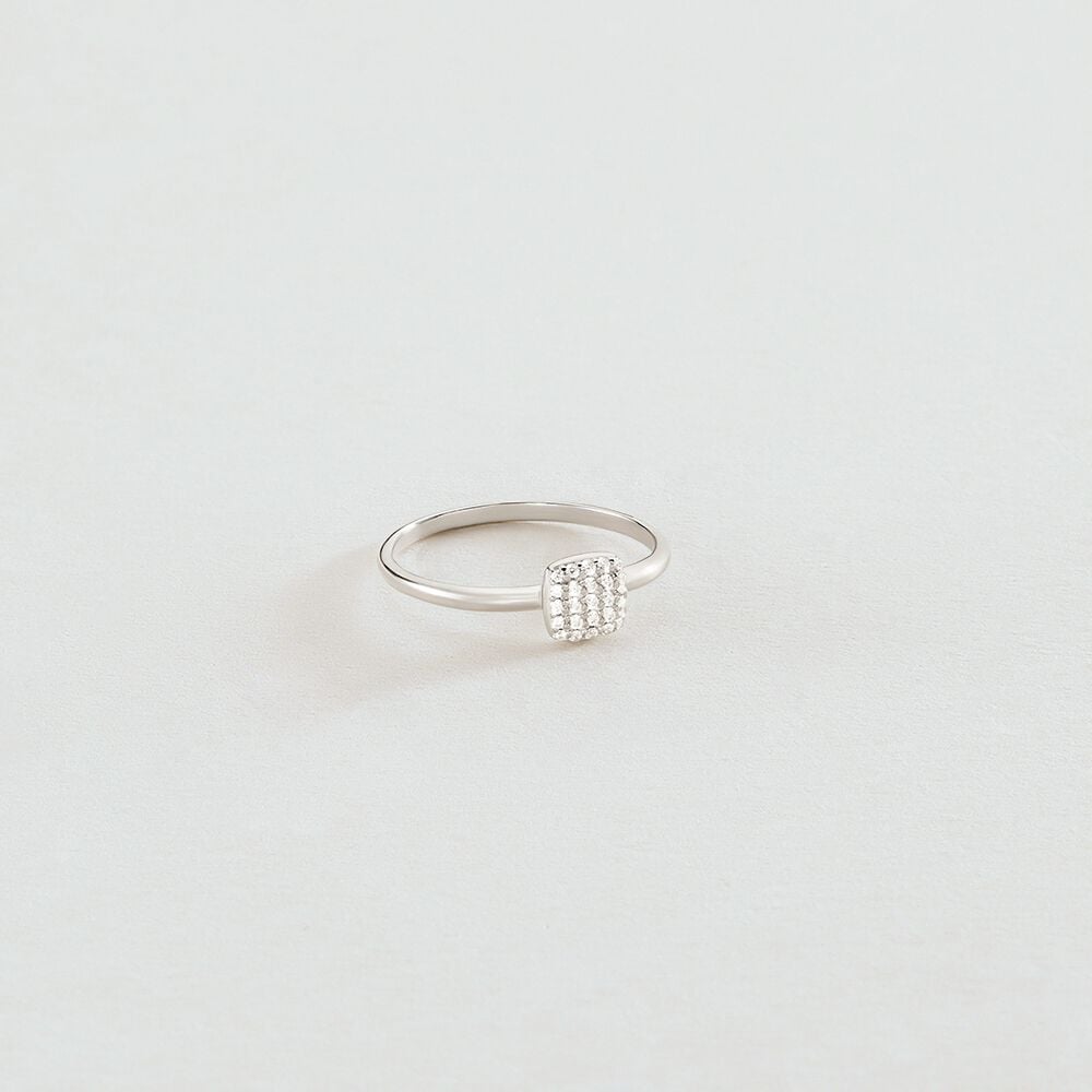 Agatha Bague fine GLORIA - Cristal / Argenté 02220485-136-50