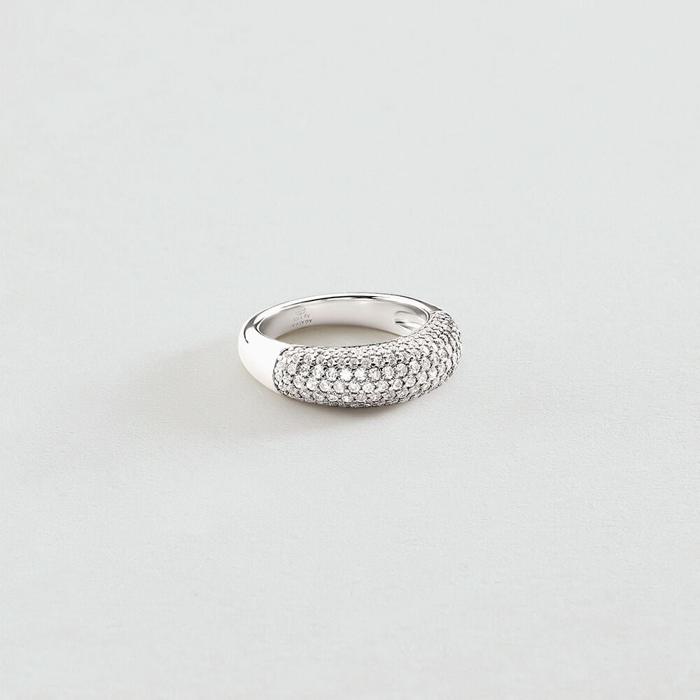 Agatha Bague fine LOUIS - Cristal / Argenté 02220521-136-50