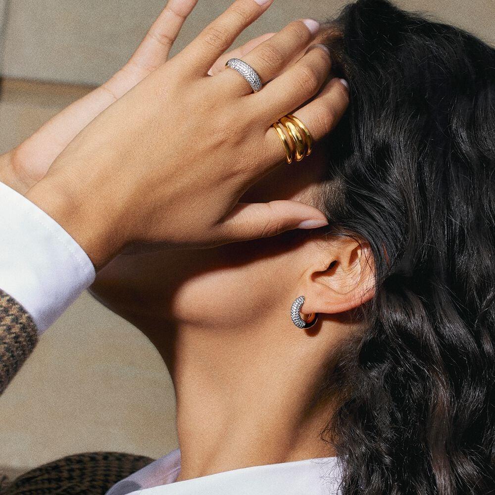 Agatha Bague Fine LOUIS - Cristal / Doré 02290058-137-50