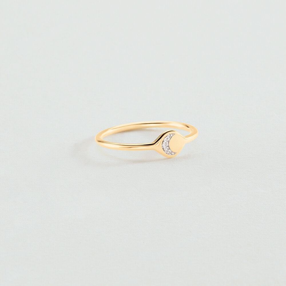 Agatha Bague fine MAHINA - Cristal / Doré 02290050-137-50