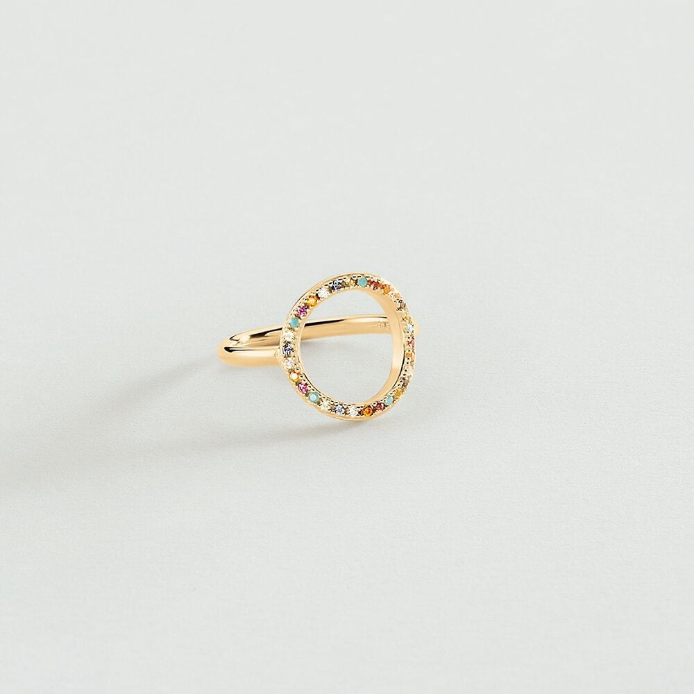 Agatha Bague fine RAINBOW - Multicolore / Doré 02290009-256-50