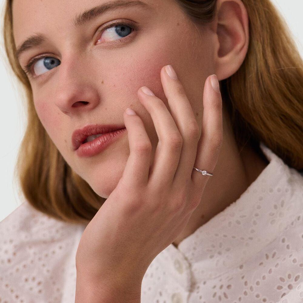 Agatha Bague Fine SOL - Cristal / Argenté 02220516-136-50