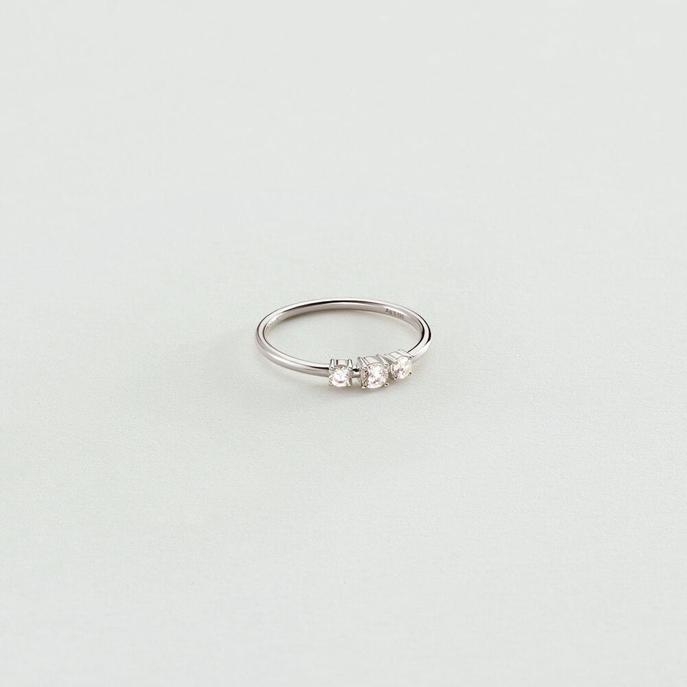 Agatha Bague fine SOL - Cristal / Argenté 02220517-136-50