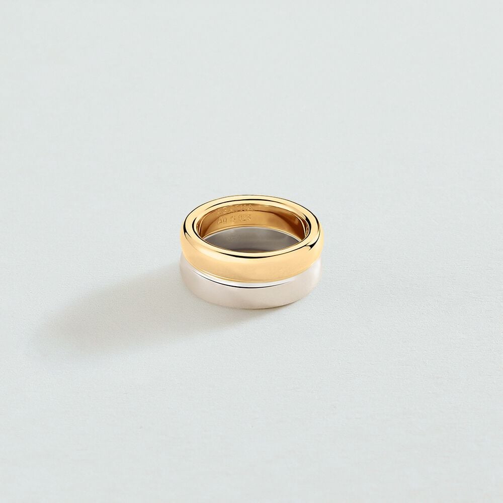 Agatha Bague large DUA - Argenté / Doré 02220518-879-52