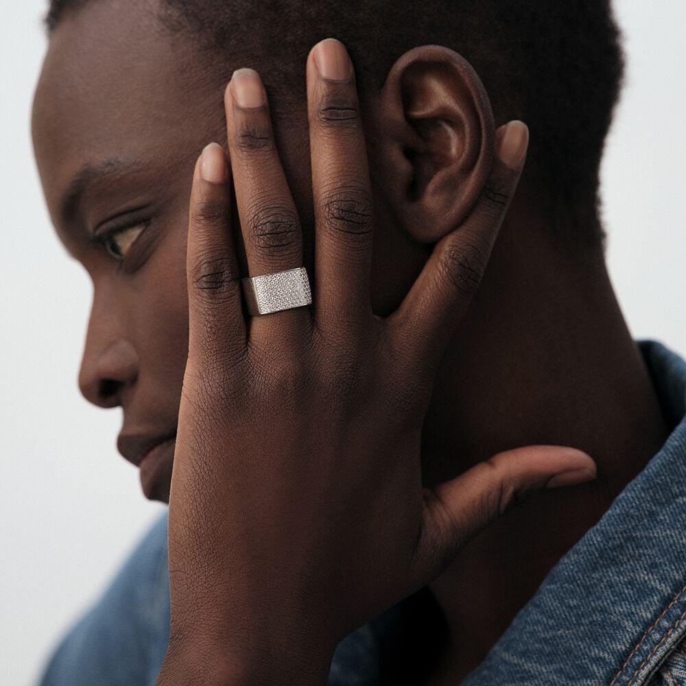 Agatha Bague Large SISSI - Cristal / Argenté 02220506-136-54