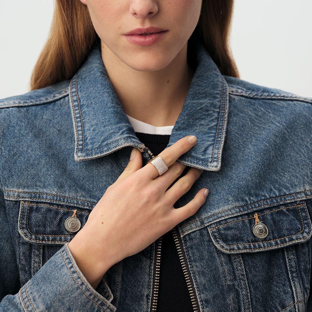 Agatha Bague Large SISSI - Cristal / Doré 02240027-137-52