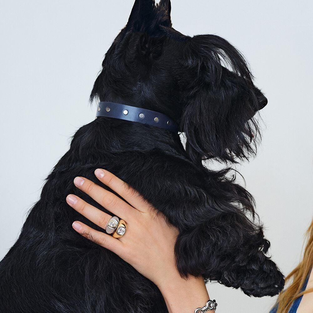 Agatha Bague Large VICTOIRE - Cristal / Argenté 02250200-136-48