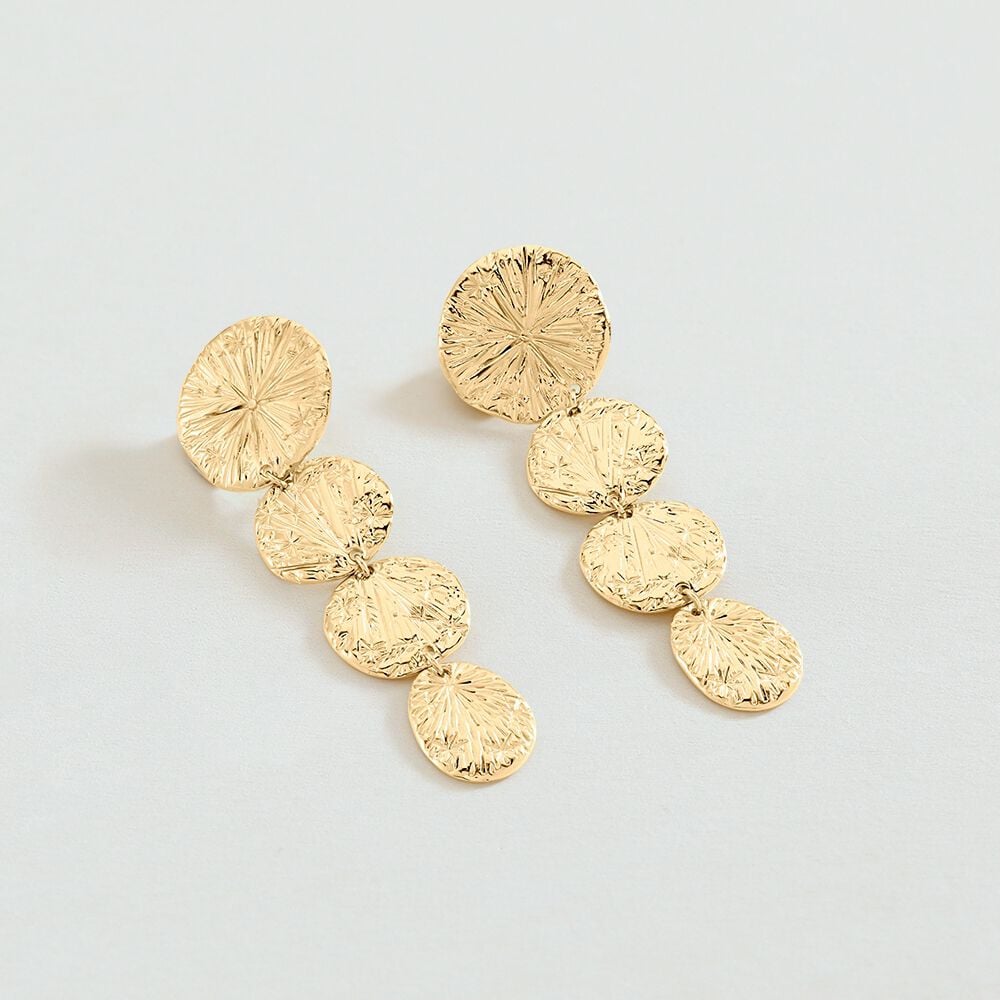 Agatha Boucles d'oreilles pendantes ASTREE - Doré 02351005-157-TU