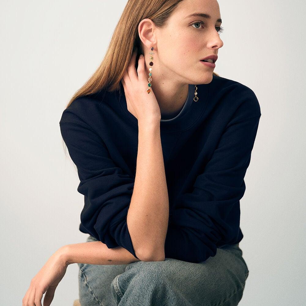 Agatha Boucles D'oreilles Pendantes CANDY - Multicolore / Doré 02380729-256-TU