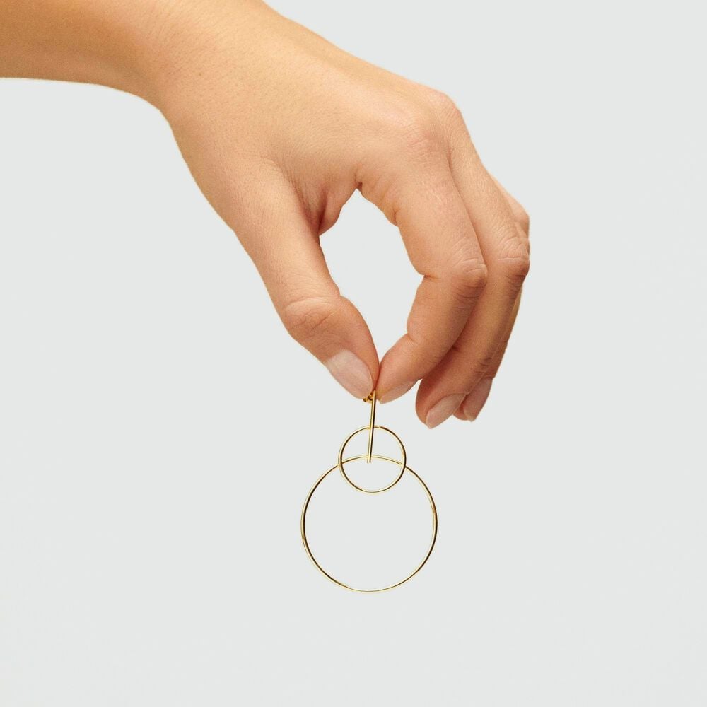 Agatha Boucles D'oreilles Pendantes CASSINI - Doré 02390140-157-TU