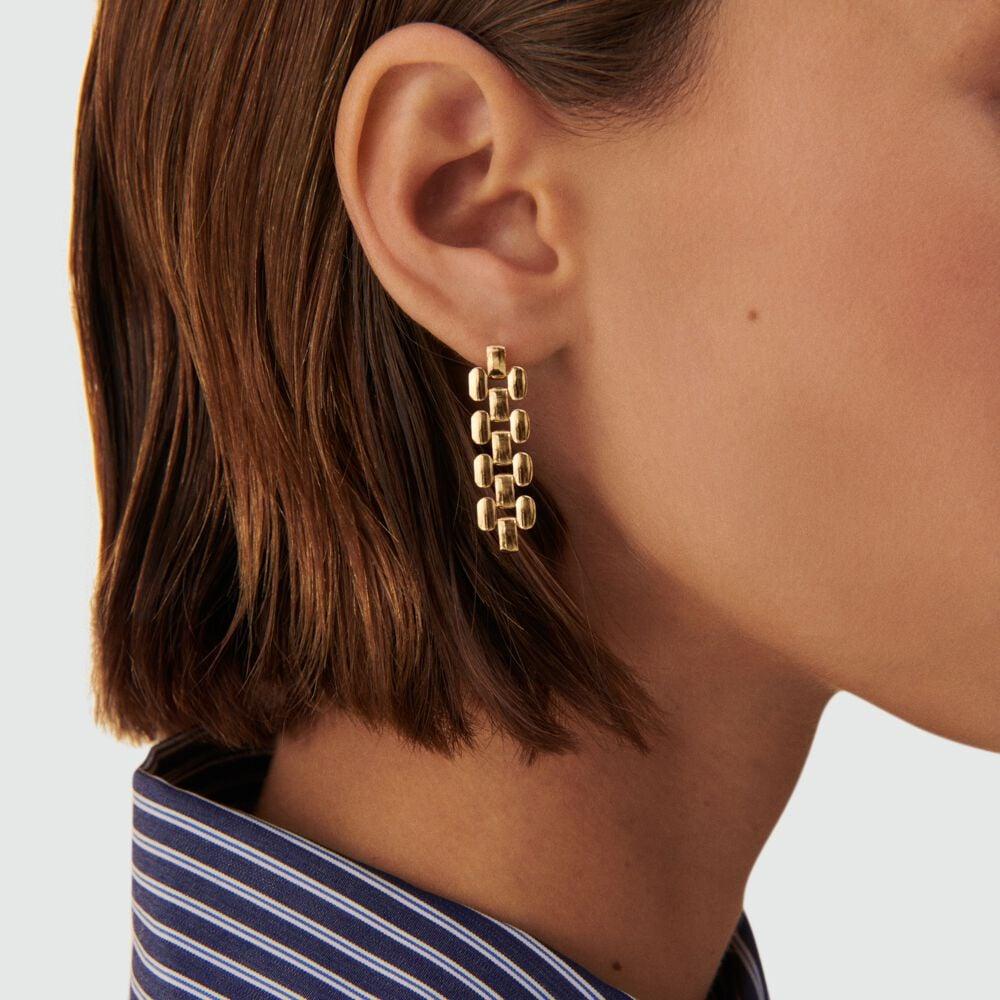 Agatha Boucles D'oreilles Pendantes MINUIT - Doré 02380701-157-TU