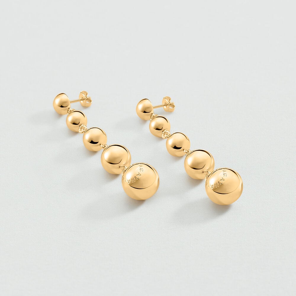 Agatha Boucles d'oreilles pendantes PALAIS ROYAL - Doré 02370352-157-TU