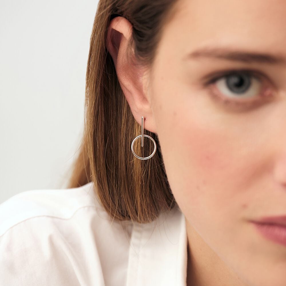 Agatha Boucles D'oreilles Pendantes PHILRING - Argenté 02321100-050-TU