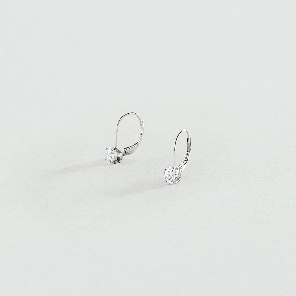 Agatha Boucles d'oreilles pendantes SOL - Cristal / Argenté 02321237-136-TU