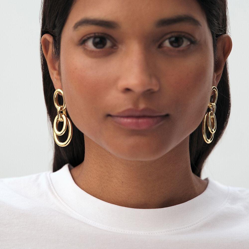 Agatha Boucles D'oreilles Pendantes XOXO - Doré 02380600-157-TU