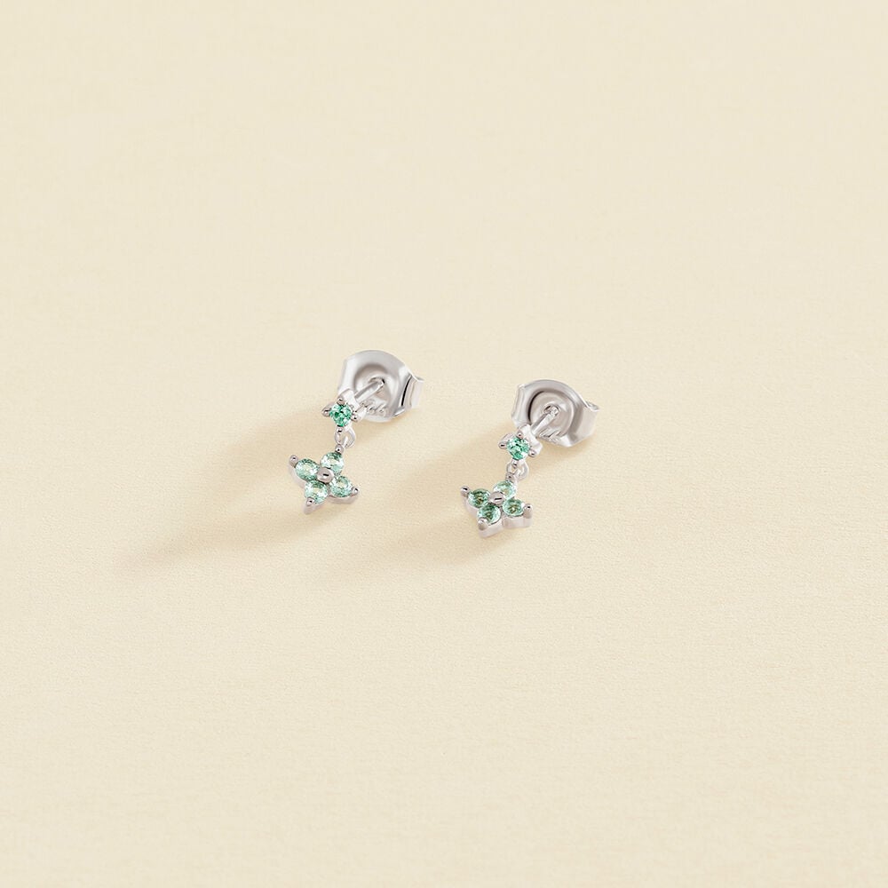 Agatha Boucles d'oreilles puces BELOVED - Multicolore / Argenté 02321308-255-TU