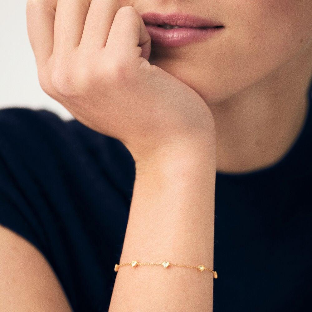 Agatha Bracelet Souple ADOREE - Cristal / Doré 02490152-137-TU