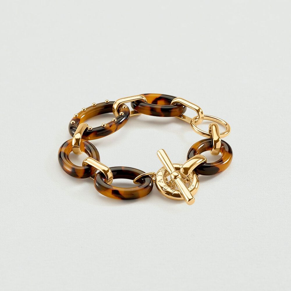 Agatha Bracelet souple ARIA - Ecaille / Doré 02480322-173-TU