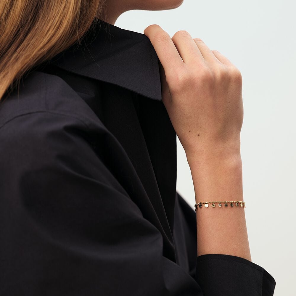 Agatha Bracelet Souple ARIEL - Cristal / Doré 02480298-137-TU