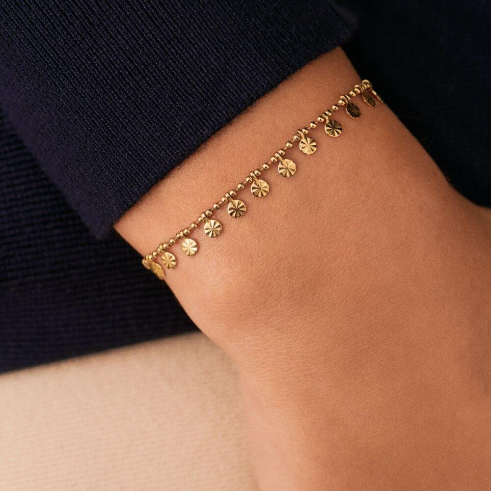 Agatha Bracelet Souple ARIEL - Cristal / Doré 02480298-137-TU